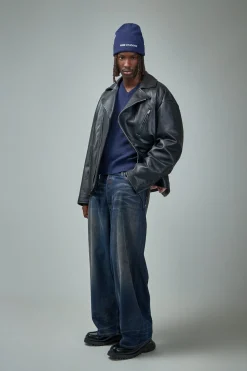 Acne Studios Biker Leather Jacket - LABELS