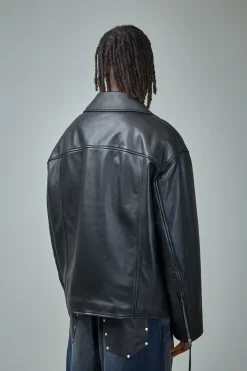 Acne Studios Biker Leather Jacket - LABELS