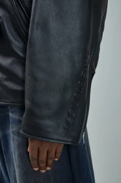 Acne Studios Biker Leather Jacket - LABELS
