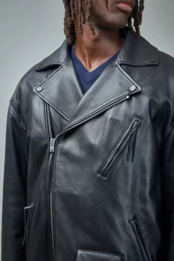 Acne Studios Biker Leather Jacket - LABELS
