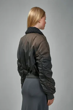 Acne Studios Bomber Jacket Furry Collar - LABELS
