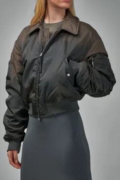 Acne Studios Bomber Jacket Furry Collar - LABELS