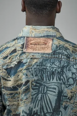 Acne Studios Monogram Denim Jacket - Regular - LABELS