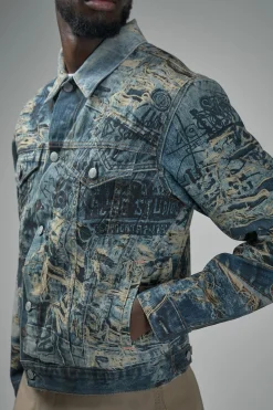 Acne Studios Monogram Denim Jacket - Regular - LABELS