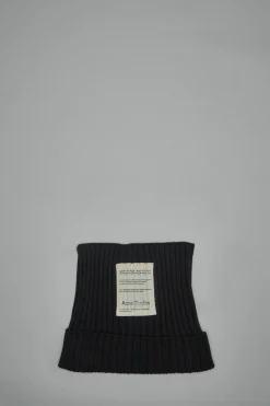 Acne Studios Ribbed Square Beanie - LABELS