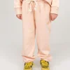 Acne Studios The Face Series Mini Sweatpants Nash Face powder pink - LABELS