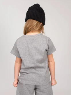 Acne Studios The Face Series Mini T-Shirt Nash face light grey - LABELS