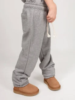 Acne Studios The Face Series Mini Sweatpants Nash Face light grey - LABELS