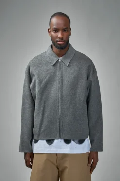 Acne Studios Wool Zipper Jacket - LABELS