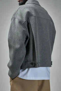 Acne Studios Wool Zipper Jacket - LABELS