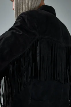 Adnym Rash Fringe Jacket Suede - LABELS