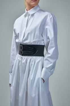 Alaïa Belted Dress blanc - LABELS
