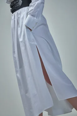Alaïa Belted Dress blanc - LABELS