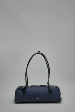 Alaïa Le Teckel Medium Bag in Denim and Leather - LABELS