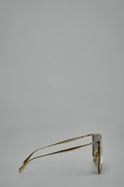 Alaïa Mask Sunglasses in Metal - LABELS