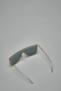Alaïa Mask Sunglasses in Metal - LABELS