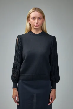 Alaïa Tassel Crewneck Fringes Knit - LABELS