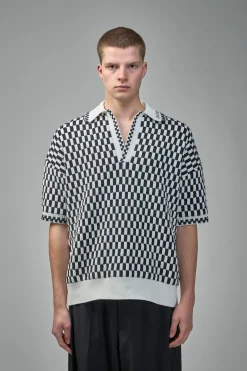 Amiri Checkered Oversized Polo - LABELS