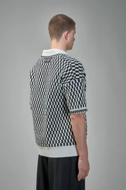 Amiri Checkered Oversized Polo - LABELS