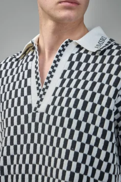 Amiri Checkered Oversized Polo - LABELS