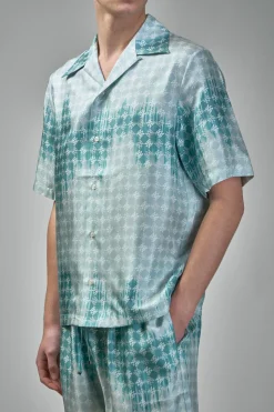 Amiri MA Quad Bleached Camp Shirt - LABELS