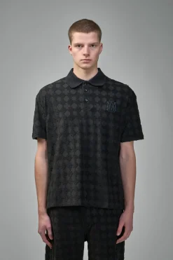 Amiri MA Quad Toweling Polo - LABELS