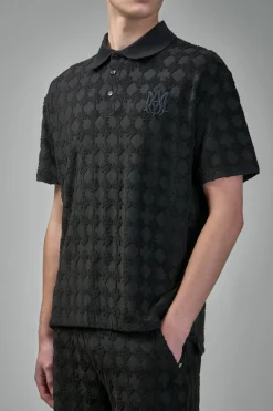 Amiri MA Quad Toweling Polo - LABELS