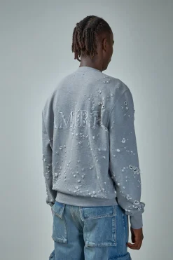 Amiri MA Shotgun Embroidered Crew - LABELS