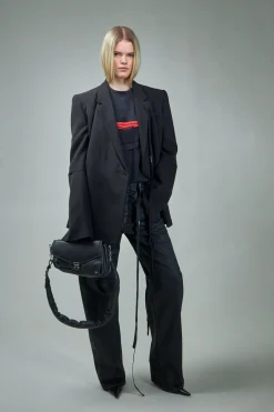 Ann Demeulemeester Ignatius Wrap Tailored Jacket - LABELS