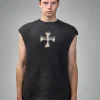 Askyurself Brushed Cross Tank Top - LABELS