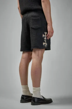 Askyurself Brushed Cross Knit Shorts - LABELS