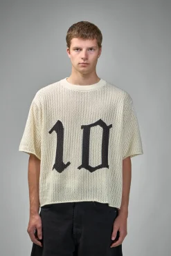 Askyurself Cropped Knit Mesh OE Jersey - LABELS