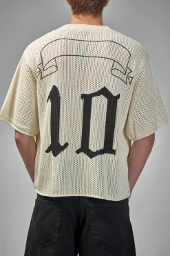 Askyurself Cropped Knit Mesh OE Jersey - LABELS
