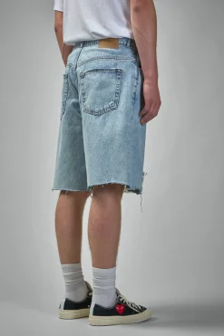 Askyurself Frayed Baggy Denim Shorts - LABELS