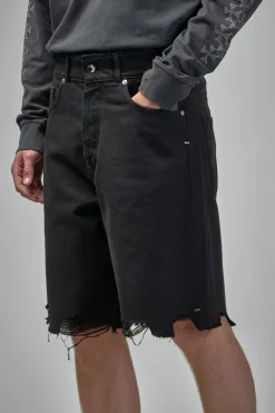 Askyurself Frayed Baggy Denim Shorts - LABELS