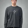 Askyurself Raw Cross Logo Vintage LS - LABELS