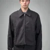Askyurself Twill Boxy Blouson black - LABELS