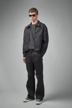 Askyurself Twill Boxy Blouson black - LABELS