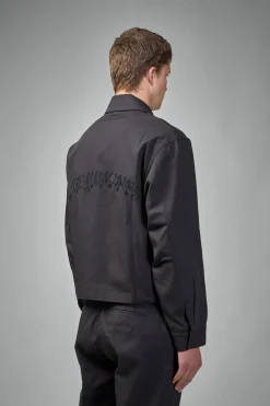 Askyurself Twill Boxy Blouson black - LABELS
