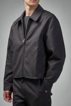 Askyurself Twill Boxy Blouson black - LABELS