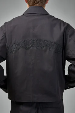 Askyurself Twill Boxy Blouson black - LABELS