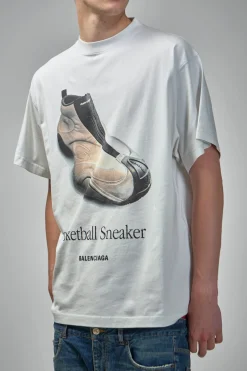 Balenciaga Basketball Sneaker T-Shirt Oversized - LABELS
