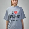 Balenciaga I Love Paris & Balenciaga T-Shirt Oversized - LABELS