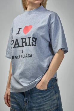 Balenciaga I Love Paris & Balenciaga T-Shirt Oversized - LABELS
