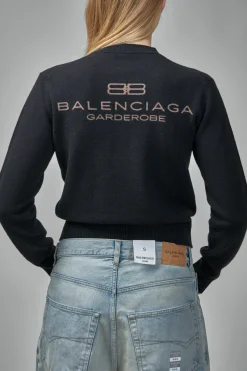 Balenciaga Knitted Crewneck Sweater - LABELS