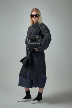 Balenciaga Maxi Patched Shirt Dress - LABELS