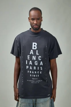 Balenciaga Optical T-Shirt Oversized - LABELS