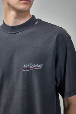 Balenciaga Political Campaign Inside-Out T-Shirt Large Fit - LABELS
