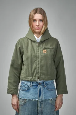 Balenciaga Shrunk Hooded Workwear Parka - LABELS