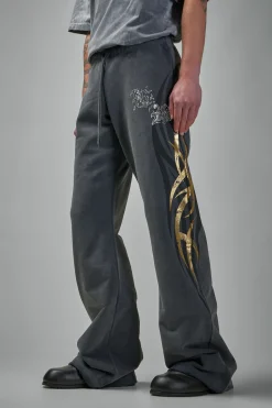 Balenciaga Tacky Gold Baggy Sweatpants - LABELS